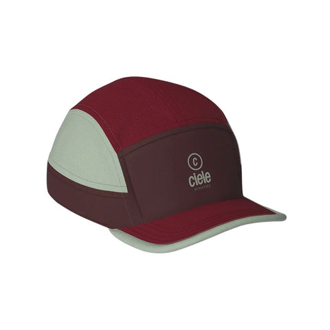 ALZCap SC - C Plus by Ciele in burgundy and light grey with COOLmatic mesh for breathability, lightweight headwear for running in Canada