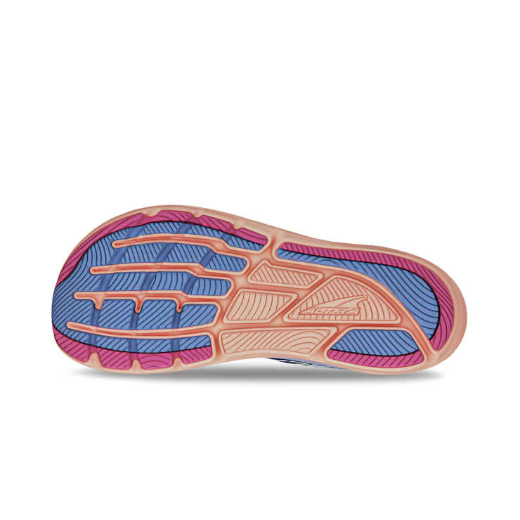 Torin 8 - Women by Altra Footwear in pink and purple with zero drop and roomy toe box designed for comfortable road running and daily wear