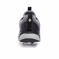 Blitz Spike Traction Device by Black Diamond in black and grey with 6 stainless steel spikes ultralight for trail traction
