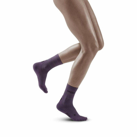 Reflective Mid Cut Socks - Women