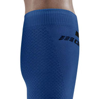Run Compression Socks Tall - Men by CEP Sports in blue, targeted medi compression to reduce muscle vibration and aid nutrient supply during running