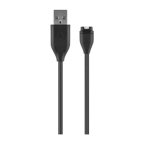 Charging/Data Cable (0.5 Meter) by Garmin in black, dual-purpose charging and data transfer cable for compatible devices and computers