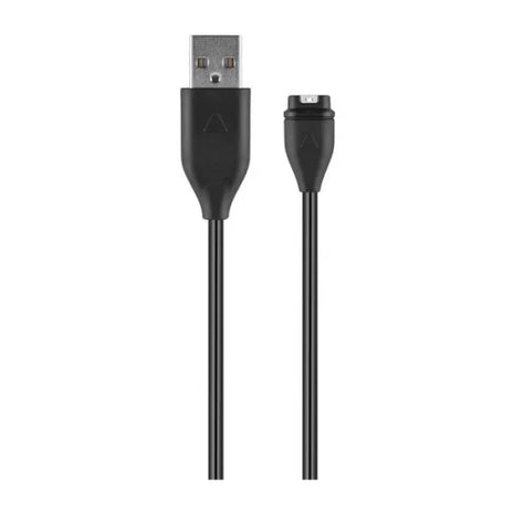 Charging/Data Cable (0.5 Meter) by Garmin in black, dual-purpose charging and data transfer cable for compatible devices and computers