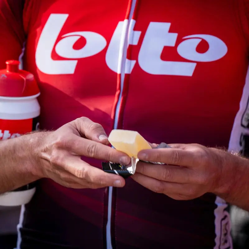 PF 60 Chew by Precision Fuel & Hydration in pale yellow, energy-dense chew for endurance athletes needing lightweight fuel
