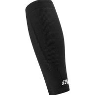 Core Run Calf Sleeve, 5.0 - Men by CEP Sports in black, compression sleeve with precise zones for improved running performance and recovery