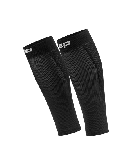 Core Run Calf Sleeve, 5.0 - Men by CEP Sports in black, compression sleeves with precise zones for enhanced running performance and recovery