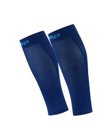 Core Run Calf Sleeve, 5.0 - Men by CEP Sports in navy blue, compression sleeves with precise zones for enhanced running performance