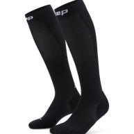 Core Run Socks Tall, 5.0 - Women by CEP Sports in black, high compression running socks for enhanced activation and support during running