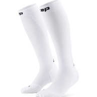 Core Run Socks Tall, 5.0 - Women by CEP Sports in white, compression socks made in Germany for running and activation support