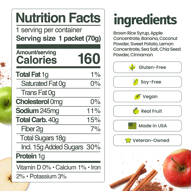 Huma Energy Gel Ultra - Apple Pie