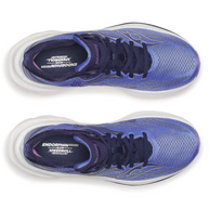 Top-down view of a pair of Saucony Endorphin Speed 6 women's shoes in Vinca/Naval