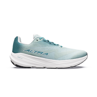 Altra Experience Flow 3 men's road running shoe in Green Milieu /Sea Pine/Vaporous Gray, side view of pale teal upper