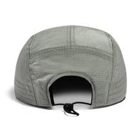 Back view of the Norda Luster Cap in Sage showing the bungee cord adjuster
