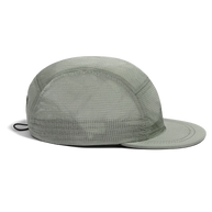 Side view of the Norda Luster Cap in Sage with the cord toggle visible at the back