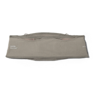 Norda x Raide LF 2L Running Belt in taupe, front view with small norda Raide logo
