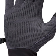 Deploy Gloves in dark grey by Black Diamond, lightweight gloves with grip dots ideal for running and outdoor training use