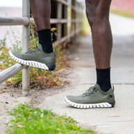 Run Micro Crew Ultra-Lightweight Running Sock - Men by Darn Tough in black, blister-proof fit for high mileage and vertical gain running