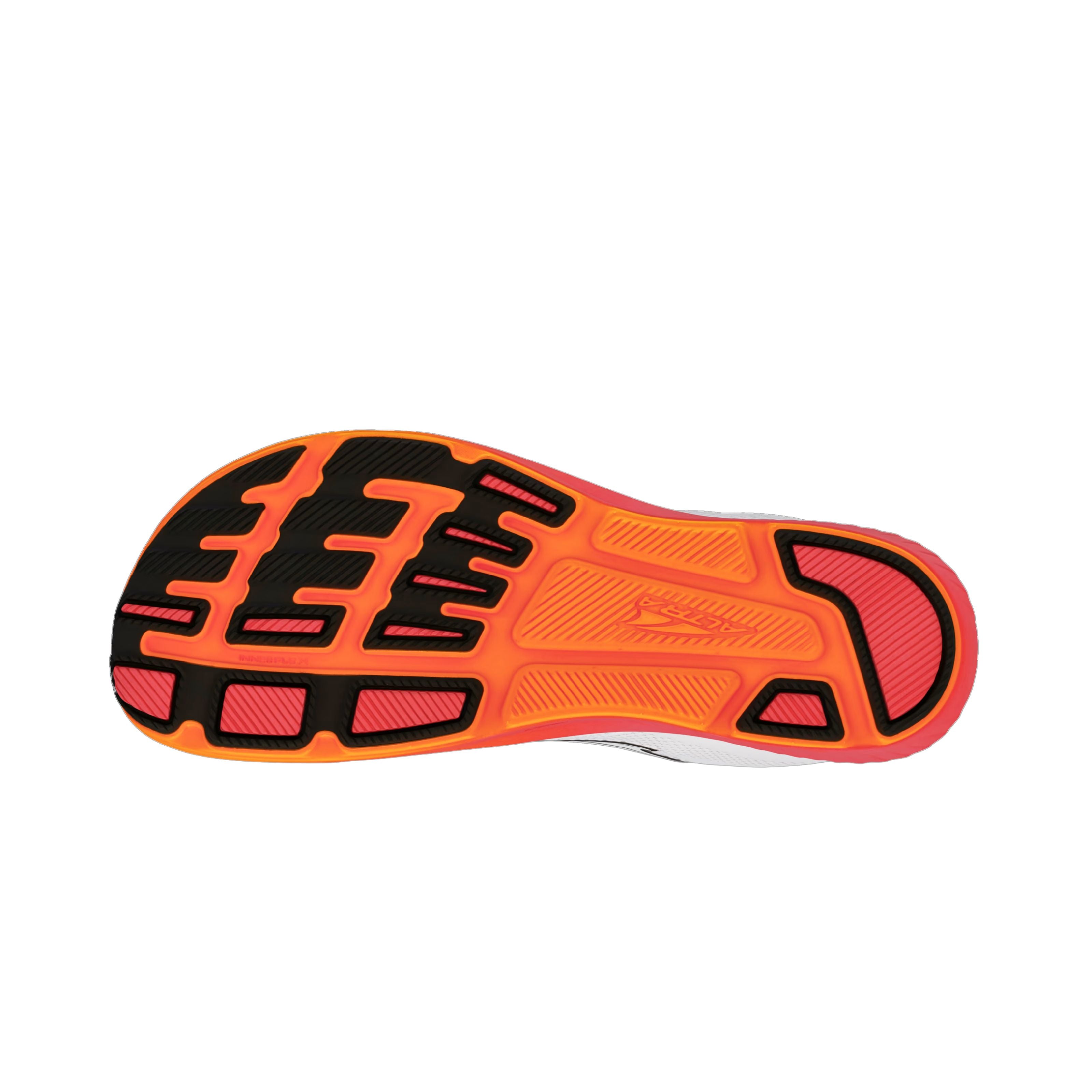 Escalante 4 - Women by Altra Footwear in orange and black with lightweight flexible sole for fast training runs and daily walking