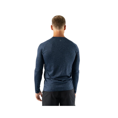 EZ Tee LS - Men by Rabbit in moonlight blue, lightweight soft long sleeve shirt ideal for training runs and daily wear