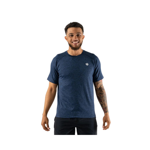EZ Tee SS - Men by Rabbit in navy blue, lightweight soft running top ideal for everyday running, workouts, and casual wear
