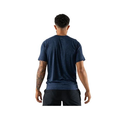 EZ Tee SS - Men by Rabbit in moonlight blue, lightweight soft running top ideal for everyday running and workouts
