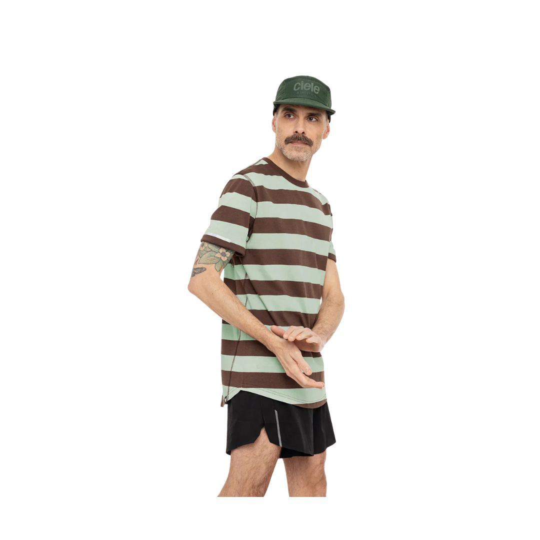 GOCap - Athletics by Ciele in green, lightweight running cap with sustainable Repreve fabric for men and women runners