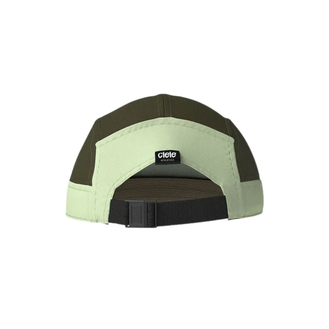 GOCap Carbon - Speed Play by Ciele in olive and light green with carbon fiber cooling and odor control for running and outdoor use