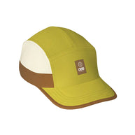 GOCap SC - C Plus Box by Ciele in olive green, cream, and brown with SOFTcurve pre-curved brim for long distance running comfort