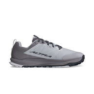 Lone Peak 9 Wide - Men by Altra Footwear in grey, lightweight trail shoe with durable outsole, improved midsole and designed for rugged trail use