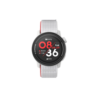 PACE 3 GPS Sport Watch by Coros in white and red, lightweight with advanced training and recovery tracking for running and fitness