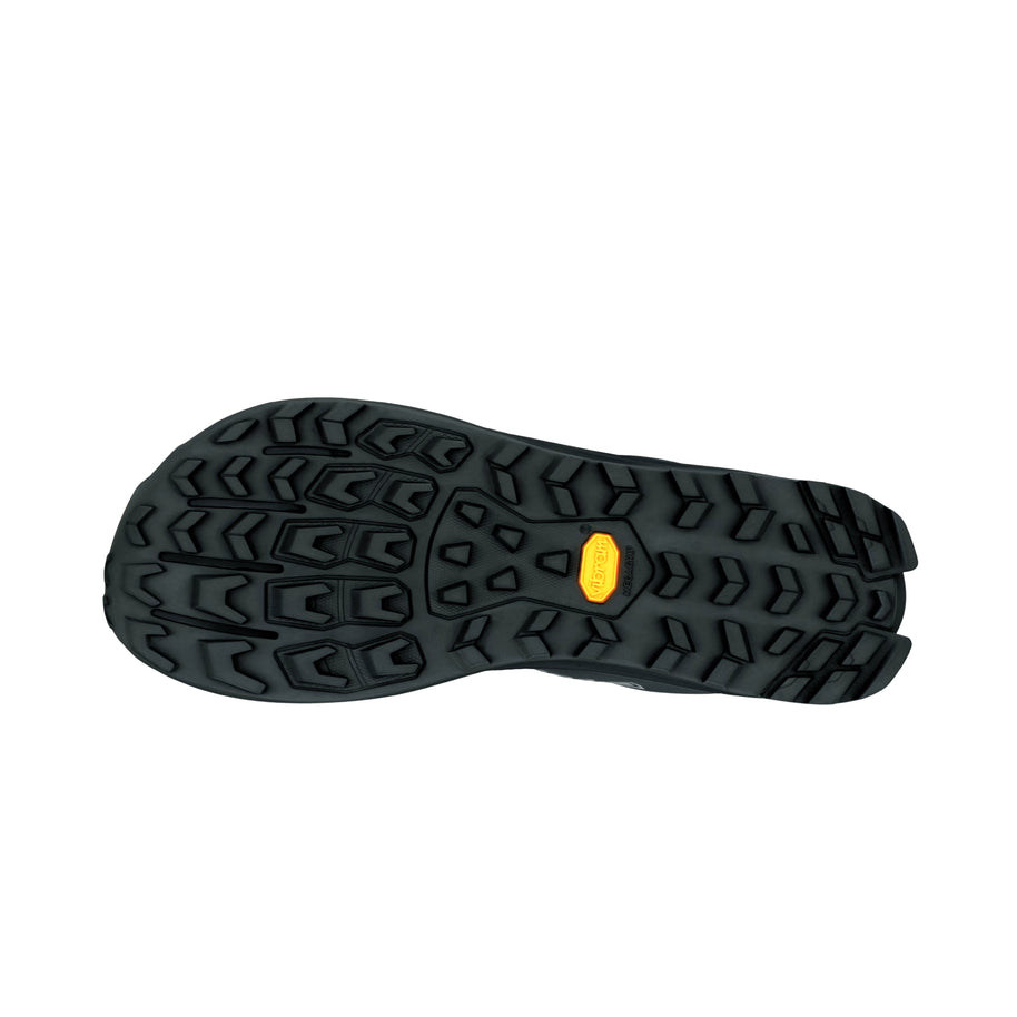 LONE PEAK 9+ GTX - Men by Altra Footwear in black Vibram outsole, lightweight waterproof trail shoe for rugged running and hiking outdoors