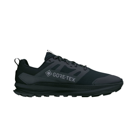 LONE PEAK 9+ GTX - Men by Altra Footwear in black with waterproof GORE-TEX upper and Vibram outsole for lightweight trail running and hiking