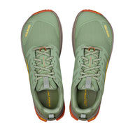 LONE PEAK 9+ GTX - Men by Altra Footwear in green and orange with waterproof GORE-TEX upper and Vibram outsole for trail running and hiking