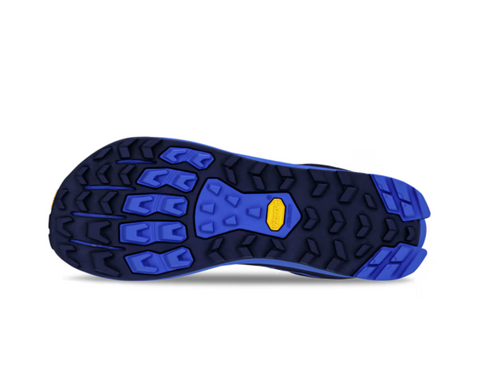 Lone Peak 9+ - Men by Altra Footwear in blue and black with Vibram Megagrip outsole for superior traction on rugged trails