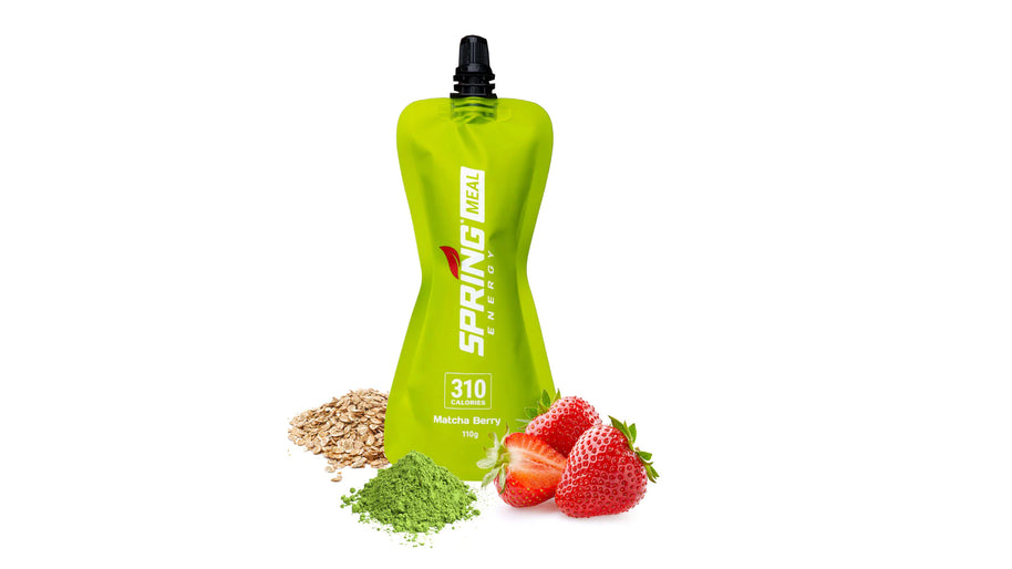 Spring Energy Matcha Berry - (Vegan) Endurance Meal w/ Caffeine - 310 Kcal