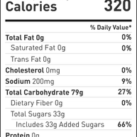 Drink Mix 320 by Maurten nutrition facts showing 320 calories per sachet with high carbohydrate content for endurance sports nutrition