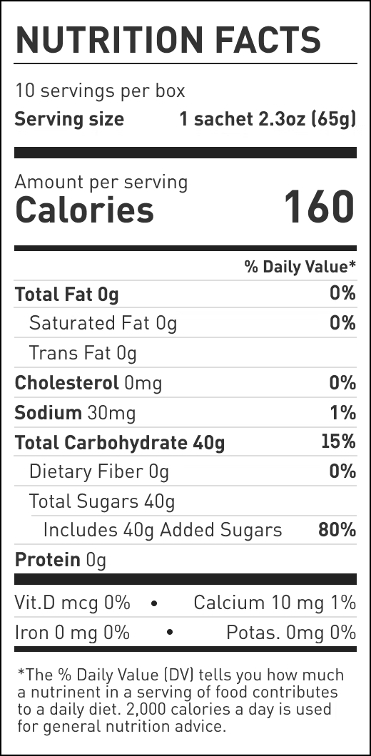 Gel 160 by Maurten nutrition facts label showing 160 calories, zero fat, 40g carbohydrates with hydrogel innovation for running nutrition