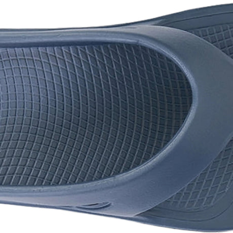 OOriginal - Unisex by Oofos in navy blue, lightweight recovery slides with OOfoam technology for comfort and foot support