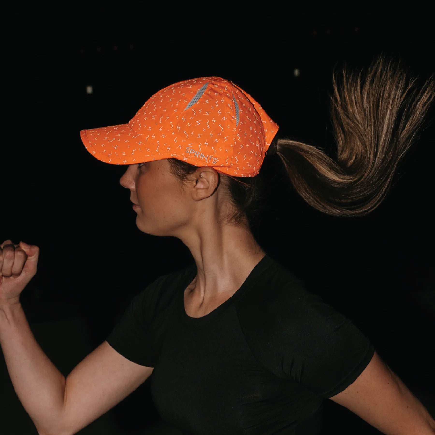 Sprints OG Hat Neon Flash Reflective Orange