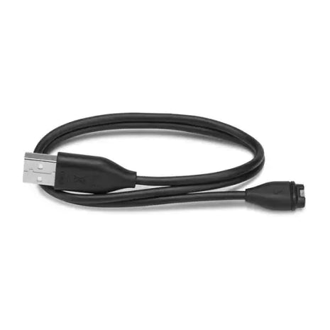 Charging/Data Cable (0.5 Meter) by Garmin in black, USB charging and data transfer cable for compatible device recharging and syncing.