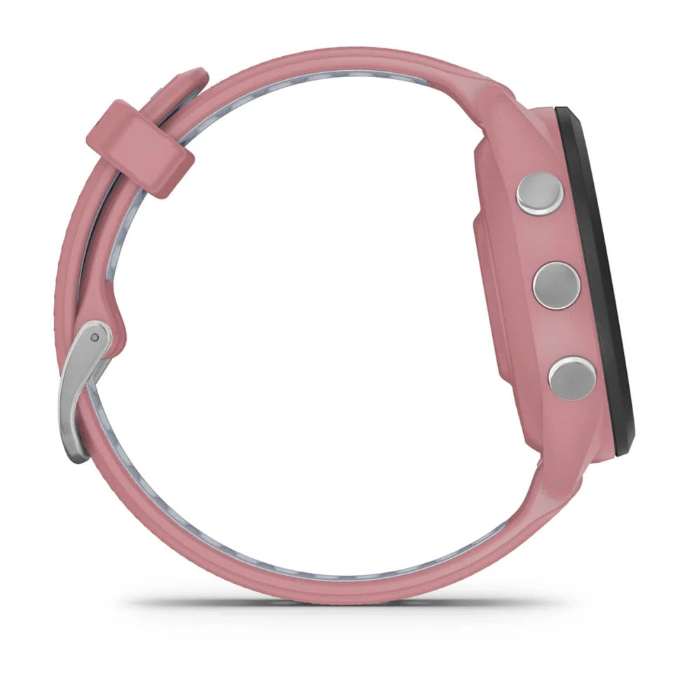 Forerunner® 265S by Garmin in pink, GPS running smartwatch with advanced training features, lightweight design for running and fitness tracking