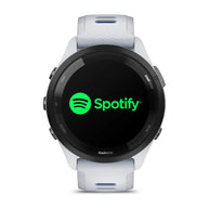Forerunner® 265 by Garmin in white with AMOLED touchscreen, GPS running smartwatch with training readiness feature for runners