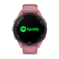 Forerunner® 265S by Garmin in rose pink, GPS running smartwatch with music control, designed for advanced training and running tracking