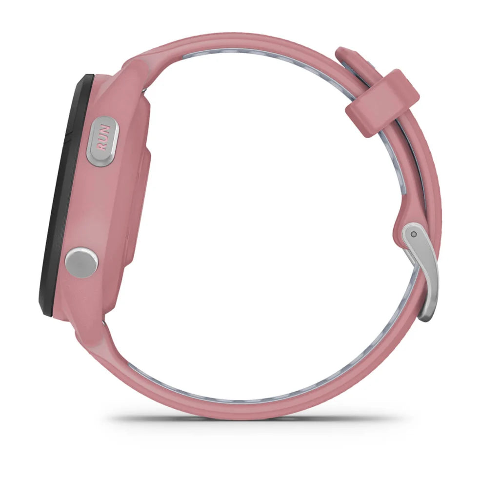 Forerunner® 265S by Garmin in rose pink, GPS running smartwatch for training with advanced features ideal for running and fitness tracking
