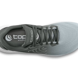 Phantom 4 Wide - Women by Topo Athletic in grey and white cushioned neutral running shoe designed for comfort and responsive road running