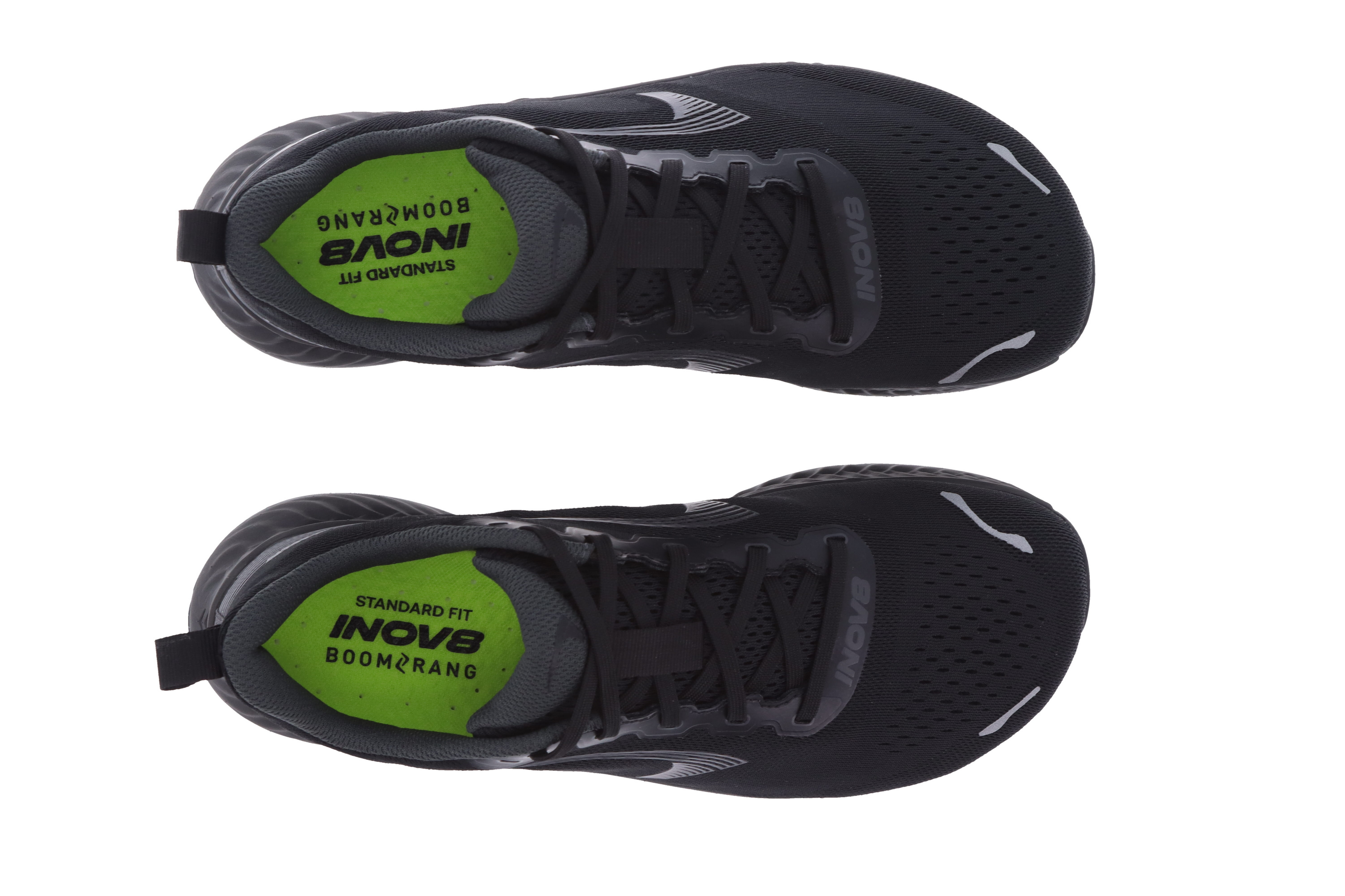 RoadFly - Men black road running shoes by Inov8 with lightweight design and trail shoe technology for fast pavement running