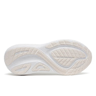 Outsole of the Saucony Echelon 11 Wide women's road running shoe in Hue/Celestial (white with pale blue trim), tread pattern