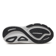 Outsole of the Saucony Echelon 11 X Wide men's road running shoe in Black/Gunmetal showing the tread pattern