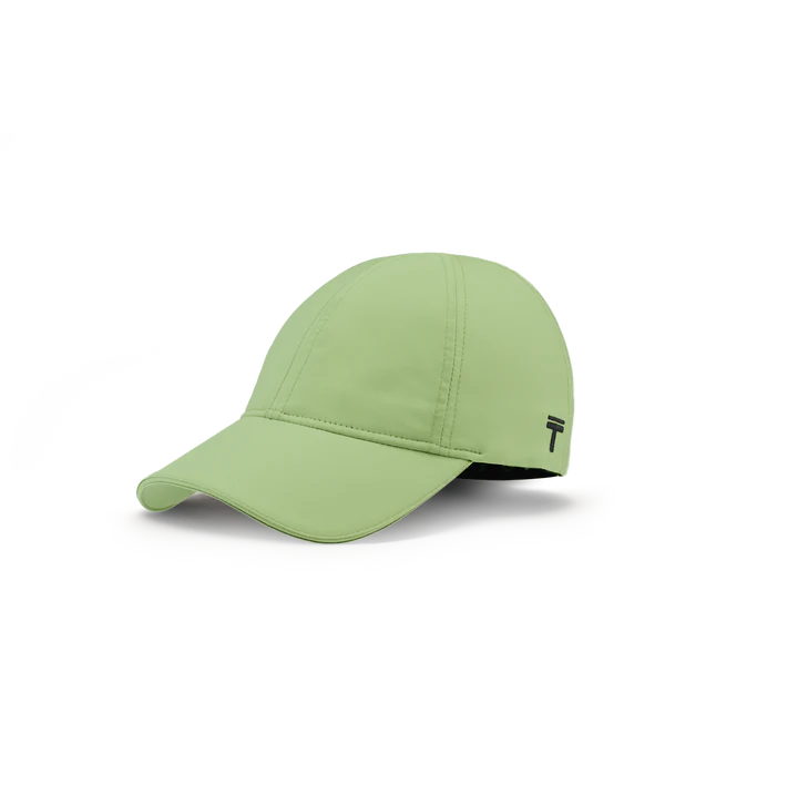 Performance 2.0 Ponytail Cap by Top Knot in light green, breathable headwear designed for comfort and active outdoor use