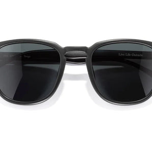 Tango by Sunski in black with Polarized Helio Lens and SuperLight recycled frame, plastic-free sunglasses with lifetime warranty for men and women